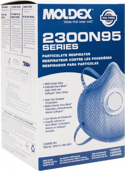 Moldex 2300N95 Disposable Particulate Respirator: Size Universal Image