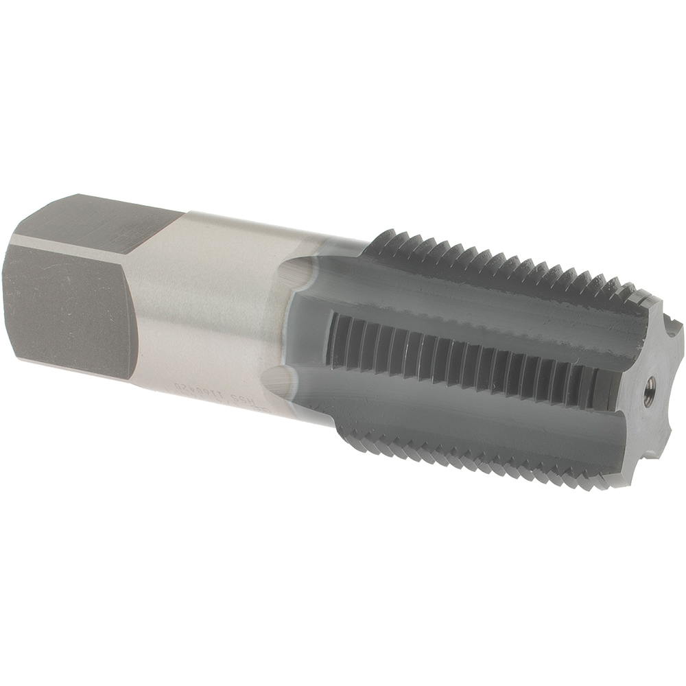 OSG 1310602 Standard Pipe Tap: 3/4-14, NPT, 5 Flutes, High Speed Steel, elektraLUBE Finish Image