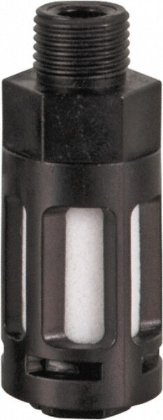 Pneumatic Muffler: 1/8" Male NPT, 51 CFM