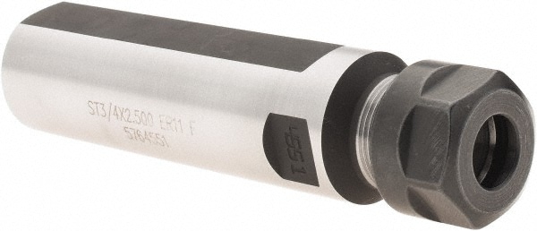 Iscar 4509099 Collet Chuck: 0.022 to 0.278" Capacity, ER Collet, Straight Shank Image