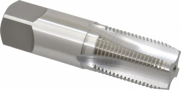 OSG 1330400 Standard Pipe Tap: 3/8-18, NPS, 4 Flutes, High Speed Steel, Bright/Uncoated Image