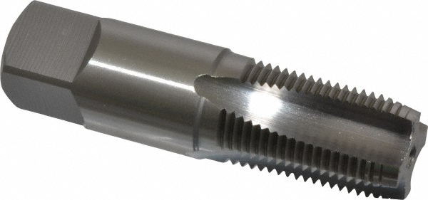 OSG 1332900 Standard Pipe Tap: 3/8-18, NPSF, 4 Flutes, High Speed Steel, Bright/Uncoated Image