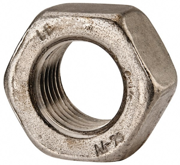 Hex Nut: M27 x 3, Grade 316 & Austenitic Grade A4 Stainless Steel, Uncoated