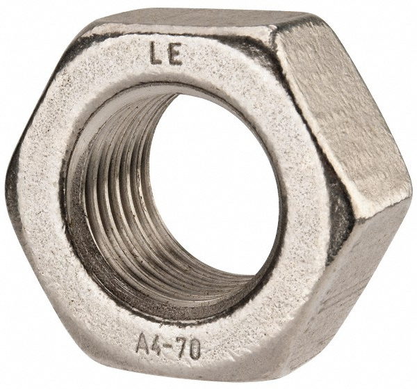 Value Collection M4HN042CP M42x4.50 Metric Coarse Stainless Steel Right Hand Hex Nut Image