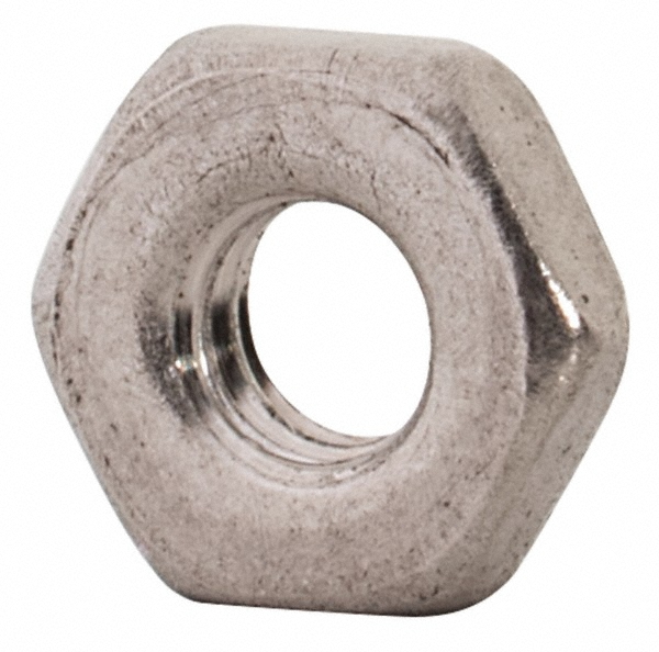 Value Collection M4JN003CP M3x0.50 Metric Coarse Stainless Steel Right Hand Hex Jam Nut Image