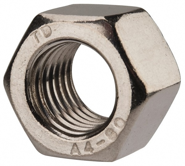 Hex Nut: M16 x 2, Grade 316 & Austenitic Grade A4 Stainless Steel, Uncoated