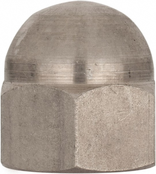 M18x2.5 Metric Coarse, 27mm Width Across Flats, Uncoated, Stainless Steel Acorn Nut