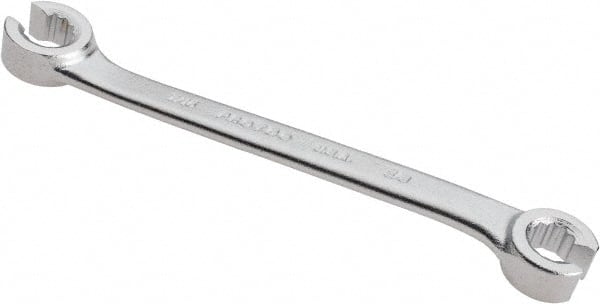 3/8 x 7/16", Satin Finish, Open End Flare Nut Wrench