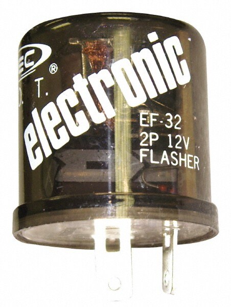 2 Terminals, 1 to 12 Lamps, Electronic Flasher