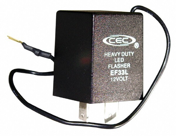 Automotive Flashers; Type: Self Adjusting LED Flasher ; Number of Terminals: 3.000 ; Flashes Per Minute: 60 - 120 ; Voltage: 11 - 15 ; Working Amps: 25