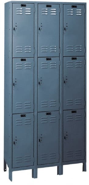 HALLOWELL UH3228-3HG 3-Wide Locker: 