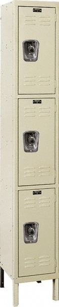 HALLOWELL URB1258-3A-PT 1-Wide Locker: Image