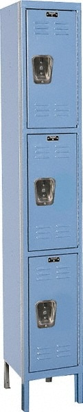 HALLOWELL U1258-3A-MB 1-Wide Locker: Padlock Image