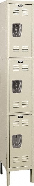 HALLOWELL U1258-3A-PT 1-Wide Locker: Image