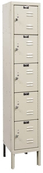 HALLOWELL U1286-5PT 1-Wide Locker: 
