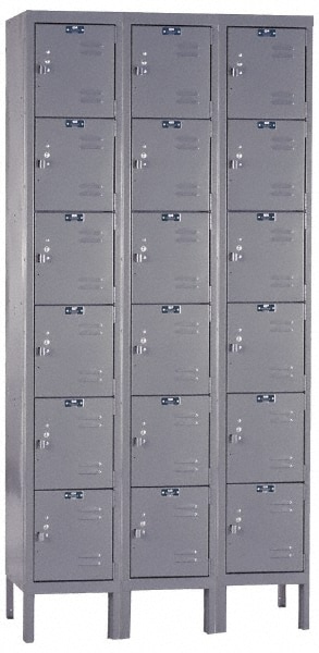 HALLOWELL U3228-6A-HG 3-Wide Locker: Padlock Image