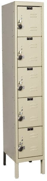 HALLOWELL URB1256-5A-PT 1-Wide Locker: 