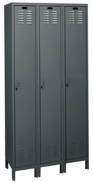 HALLOWELL UH3288-1HG 3-Wide Locker: Padlock Image