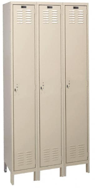 HALLOWELL UH3228-1PT 3-Wide Locker: 