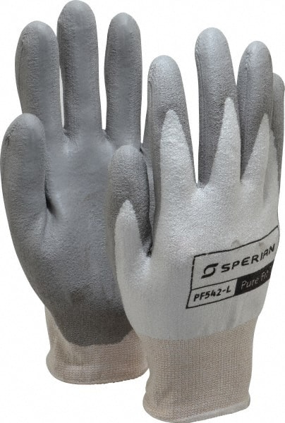 Honeywell PF542-L Cut-Resistant Gloves: Size L, Polyurethane, Dyneema 
