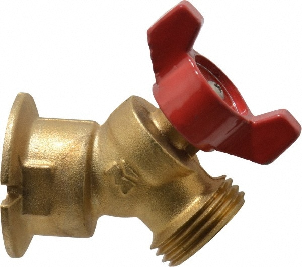 3/4" Pipe, Brass Sillcock