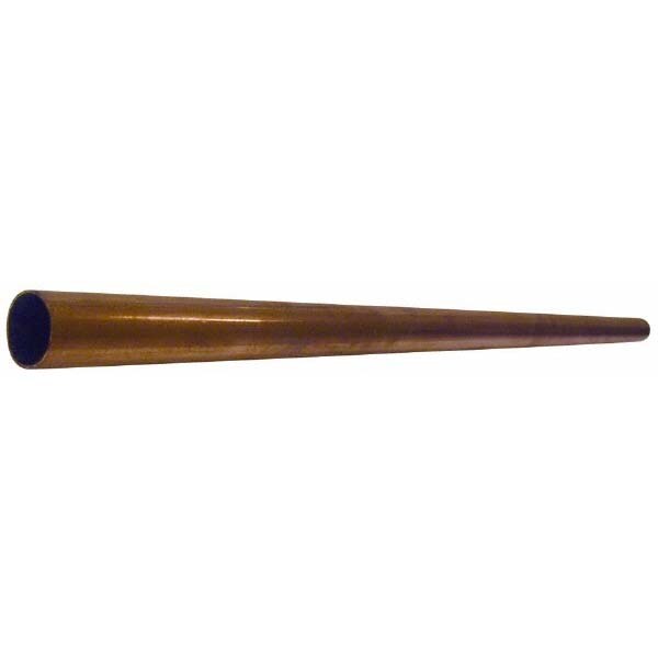 5/8 Inch Outside Diameter x 2 Ft. Long, Copper Round Tube