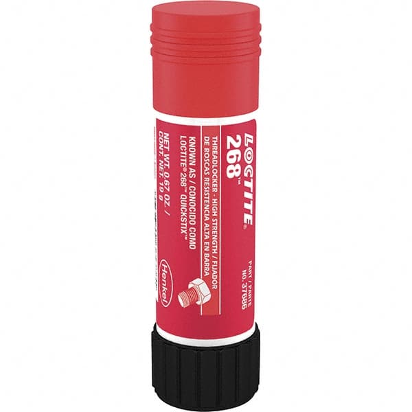 Threadlocker: Red, Semi-Solid, 19 g, Stick