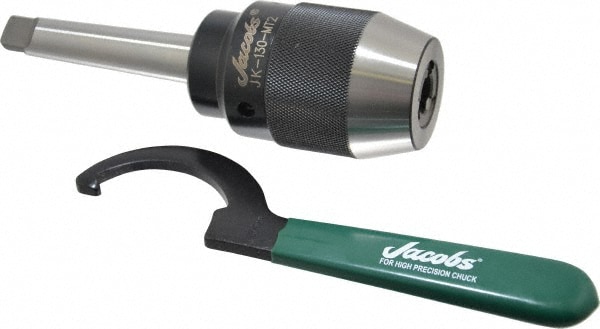 Jacobs 31408 Drill Chuck: 3/64 to 1/2" Capacity, Integral Shank Mount, 2MT Image