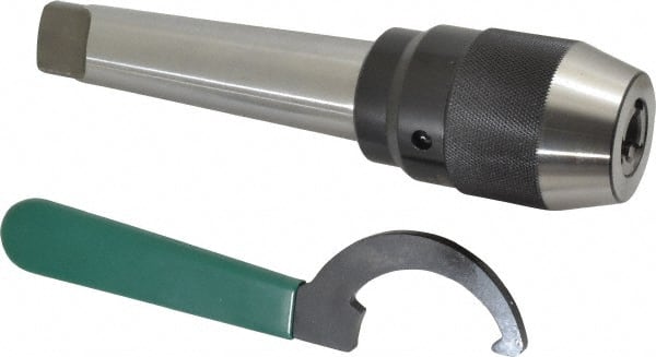 Jacobs 31410 Drill Chuck: 3/64 to 1/2" Capacity, Integral Shank Mount, 4MT 