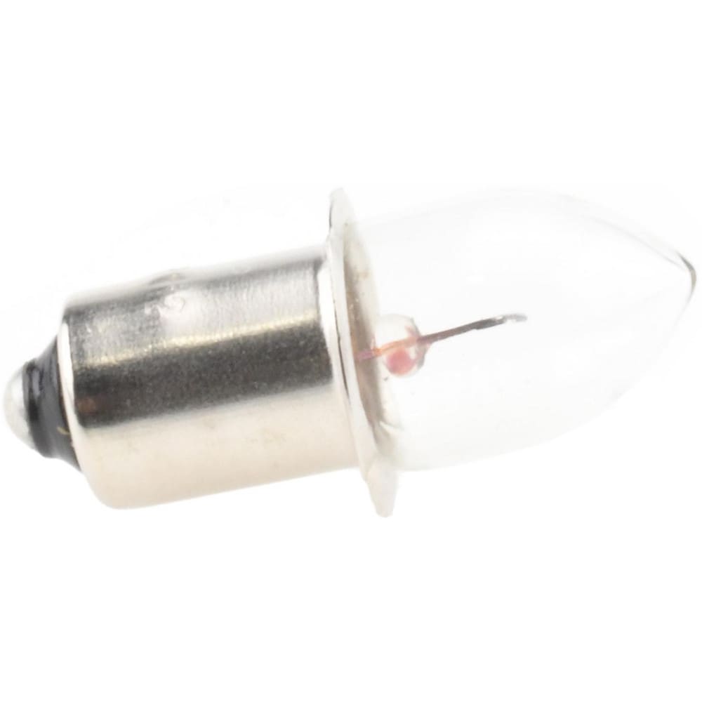 Miniature & Specialty Equipment Lamps; Lamp Technology: Incandescent; Lamps Style: Miniature/Specialty; Lamp Type: B3-1/2; Wattage Equivalent Range: 2-4.999; Actual Wattage: 4.5 W; Base Style: Single Contact Miniature Flanged; Color Temperature Range: War