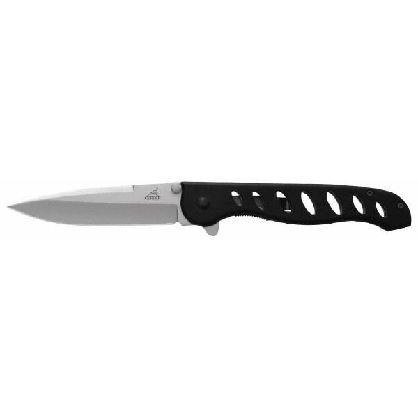 Gerber 23/4" Blade, 63/8" OAL, Straight Fine Edge Folding Knife 65213472 MSC Industrial