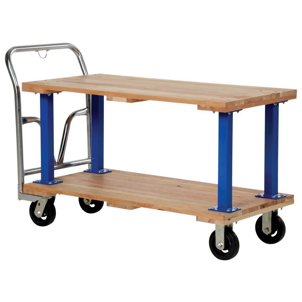  VHPT/TD-2754 Platform Truck: 1,600 lb Capacity, Hardwood Deck, 27" Wide, 54" Long, 9-1/2" High Image