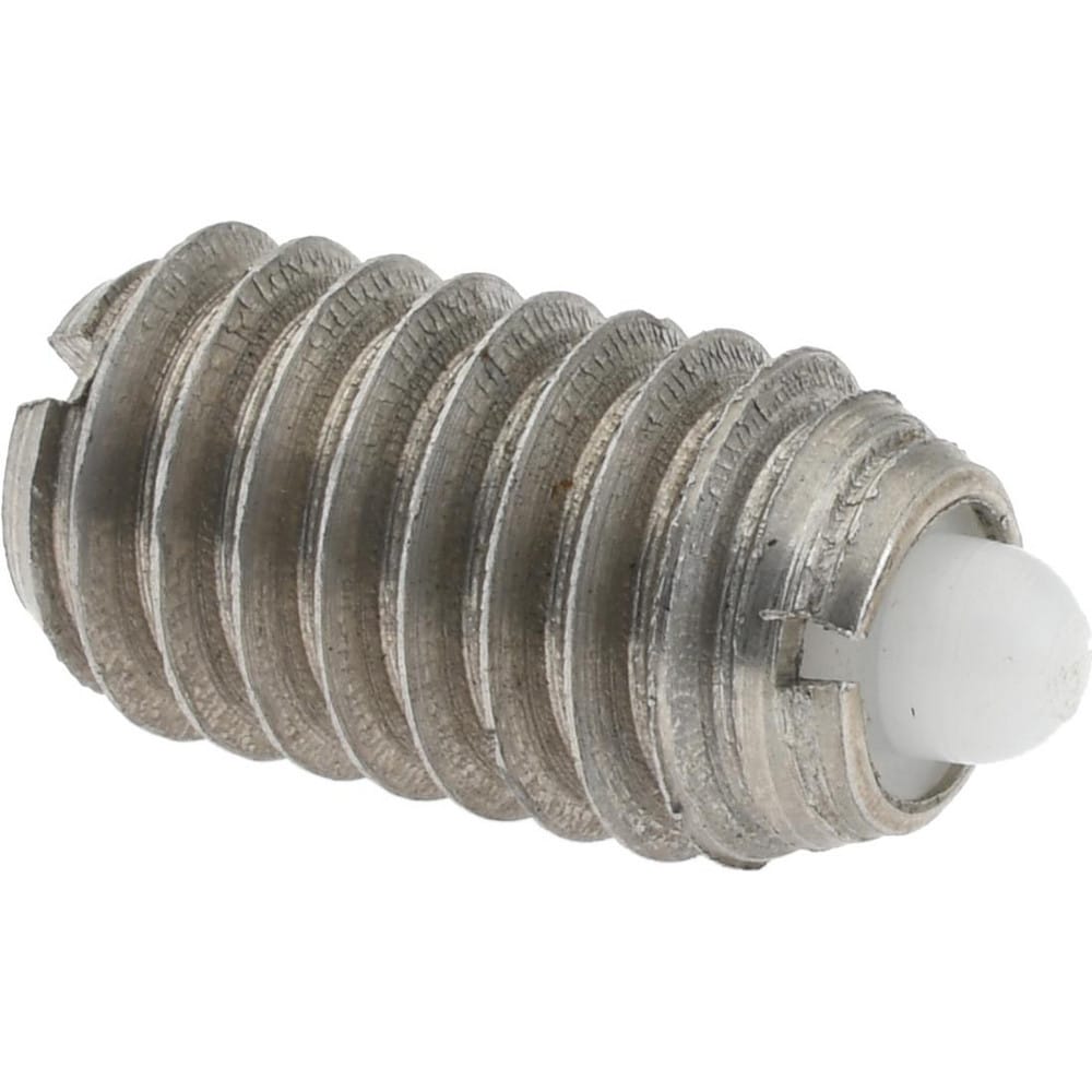 Threaded Spring Plunger: 5/16-18, 0.562" Thread Length, 0.135" Dia, 0.084" Projection
