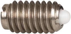 Threaded Spring Plunger: 5/16-18, 0.562" Thread Length, 0.135" Dia, 0.084" Projection