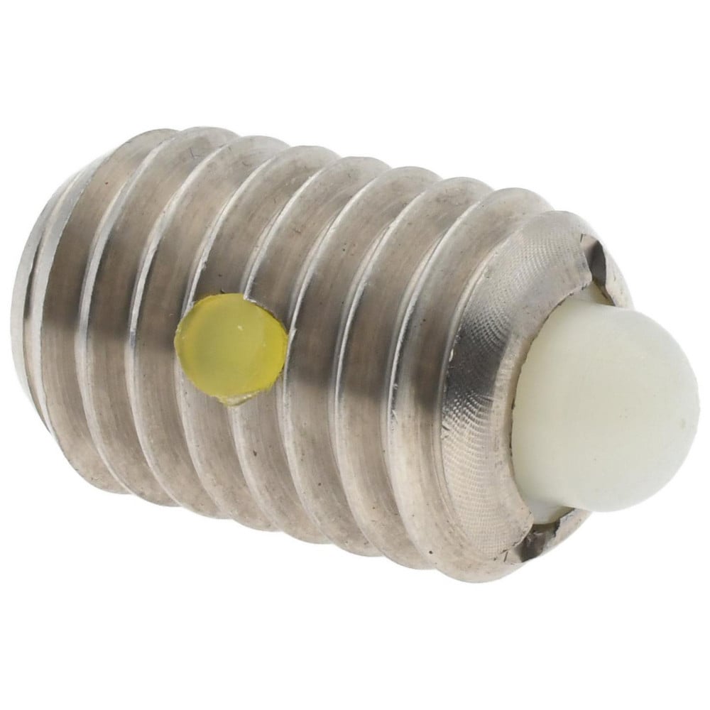 Threaded Spring Plunger: 1/2-13, 3/4" Thread Length, 0.248" Dia, 0.151" Projection