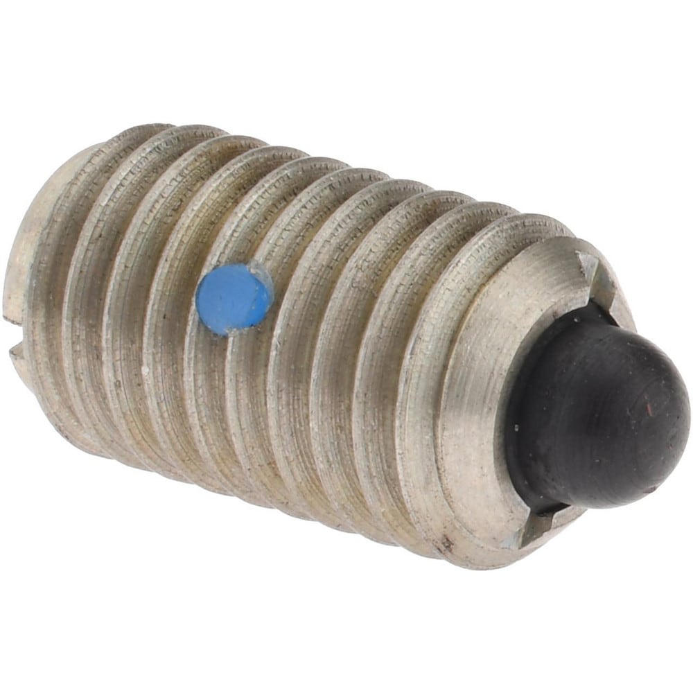 Threaded Spring Plunger: 5/8-11, 1.062" Thread Length, 0.31" Dia, 0.215" Projection
