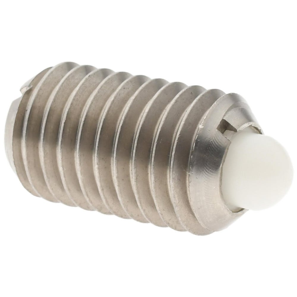 Threaded Spring Plunger: 5/8-11, 1.062" Thread Length, 0.31" Dia, 0.215" Projection