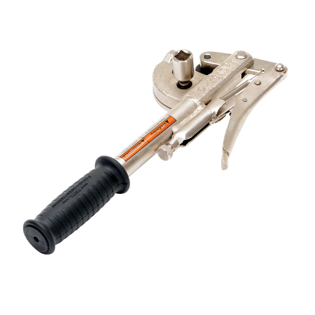 Vestil Steel Manual Drum Deheader Express Open: 3 In. x 5-1/2 In. x 14 In. Silver - Opens Drums (gal.): 30 & 55 | Part #D-HEAD-1