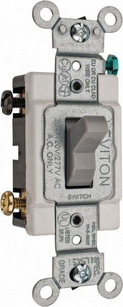 Leviton 20A-120/227V Switch 