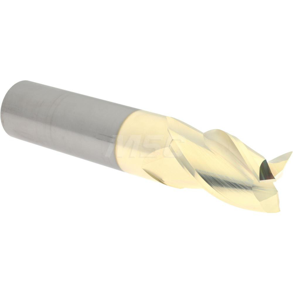 Accupro 35010024C5 Square End Mill: 1 Dia, 1-1/2 LOC, 1 Shank Dia, 5 OAL, 3 Flutes, Solid Carbide Image
