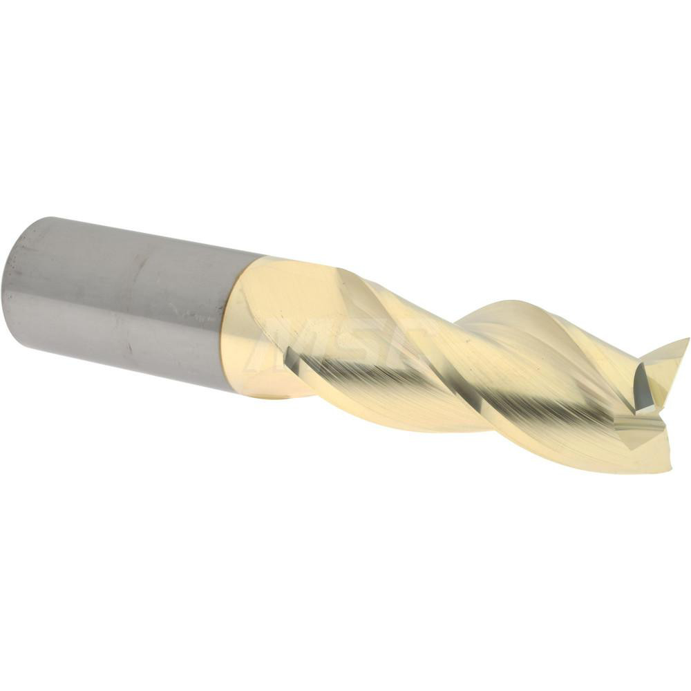 Accupro Square End Mill 1" Dia, 21/2" LOC, 3 Flute, Solid Carbide