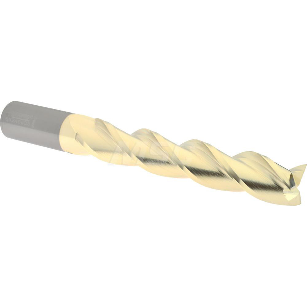 Accupro 35010088C5 Square End Mill: 1 Dia, 5-1/2 LOC, 1 Shank Dia, 8 OAL, 3 Flutes, Solid Carbide Image