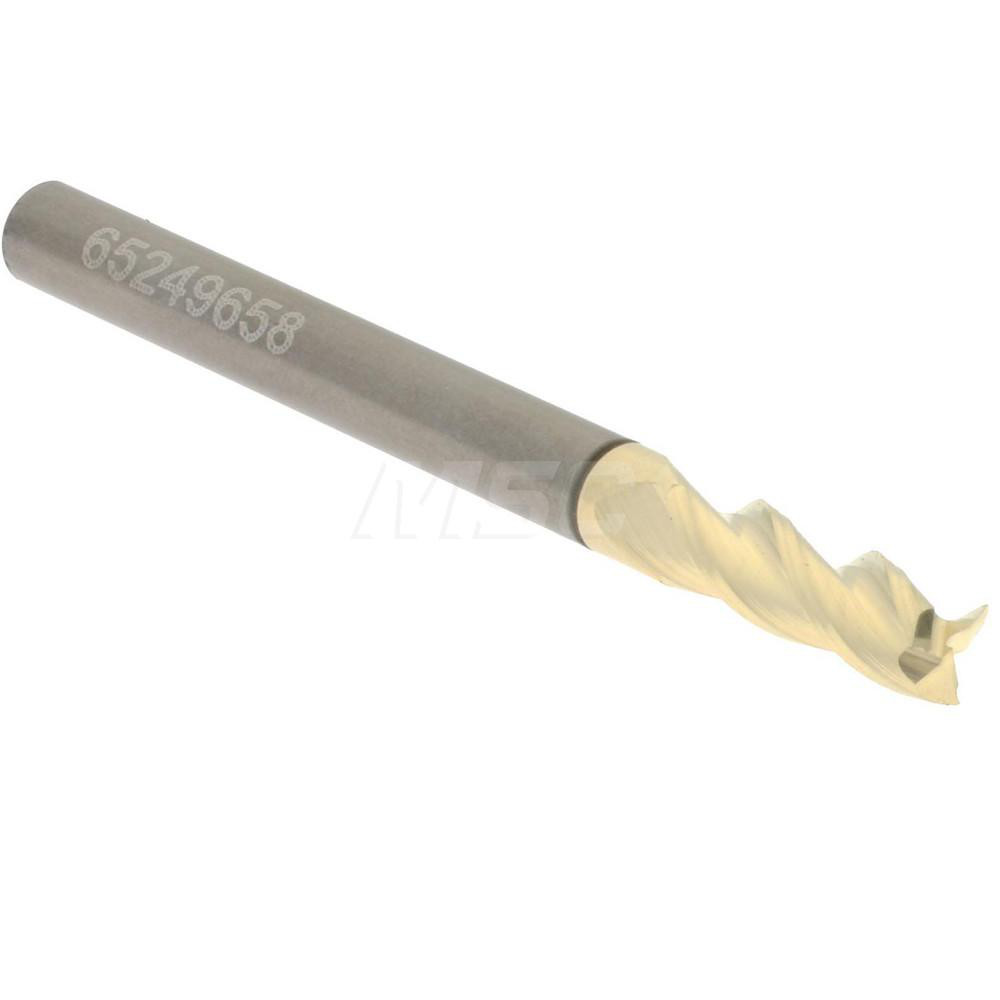 Accupro Square End Mill 1/8" Dia, 5/16" LOC, 3 Flute, Solid Carbide