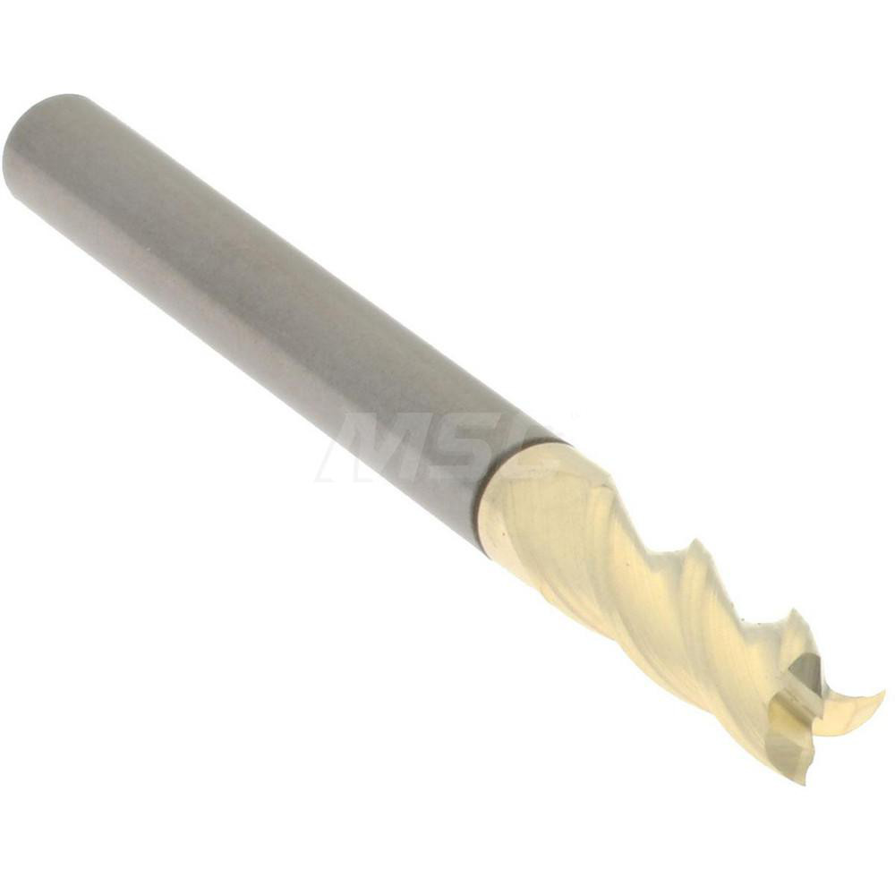 Accupro Square End Mill 1/8" Dia, 5/16" LOC, 3 Flute, Solid Carbide