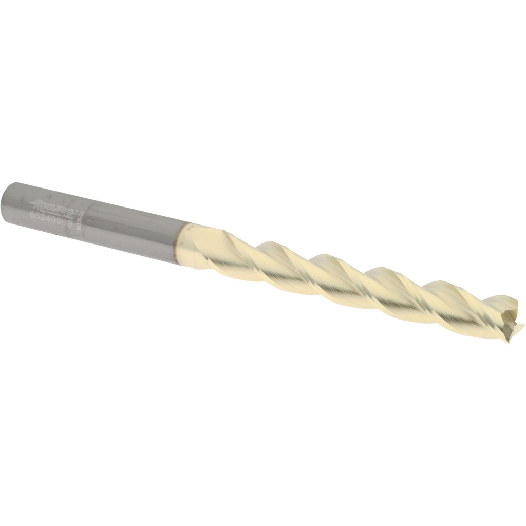 314692 Square End Mill: 5/16" Dia, 2-1/8" LOC, 3 Flute, Solid Carbide  