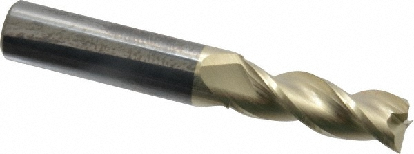 314703 Square End Mill: 11/32" Dia, 1" LOC, 3 Flute, Solid Carbide  