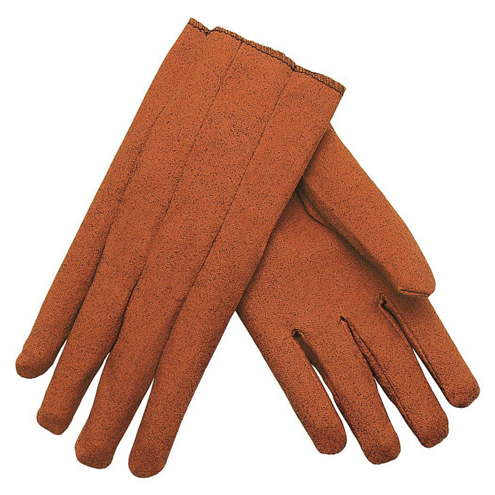 General Purpose Work Gloves: Large, Polyvinylchloride Coated, Cotton