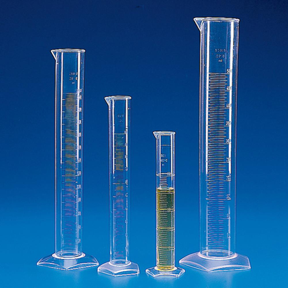 Globe Scientific - Graduated Cylinder: 10 mL Capacity, 0.20 mL Graduation,  Polymethylpentene | MSC Direct, image size:1000x1000
