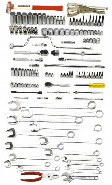 Combination Hand Tool Set: 126 Pc, Mechanic's Tool Set
