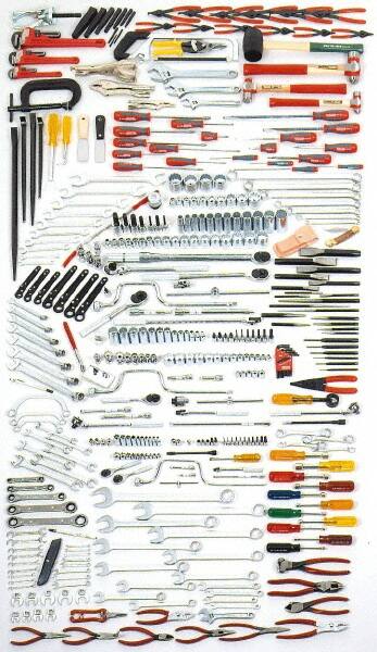 Combination Hand Tool Set: 411 Pc, Mechanic's Tool Set